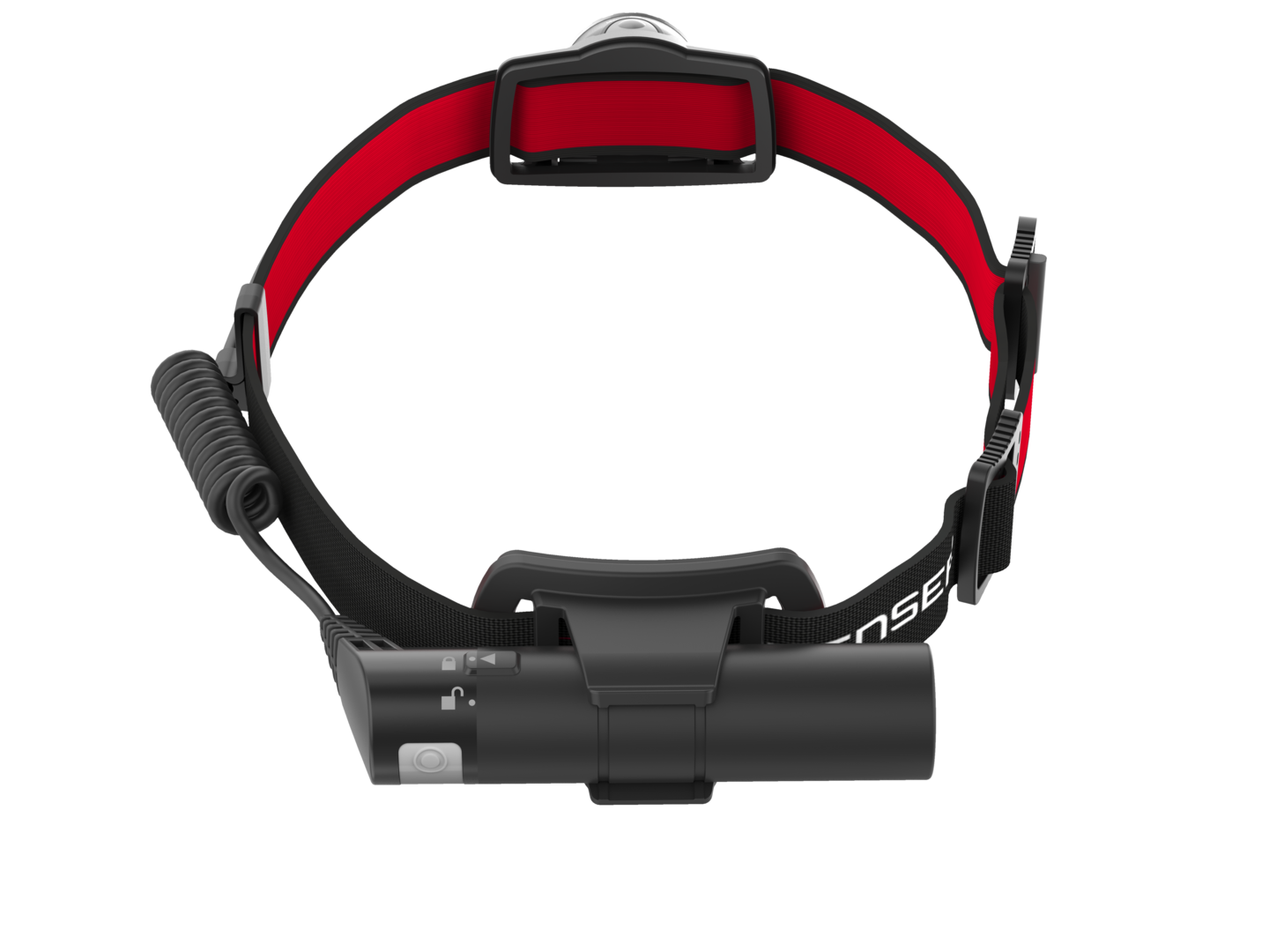 Otsalamppu Ledlenser H8R musta 600lm ladattava