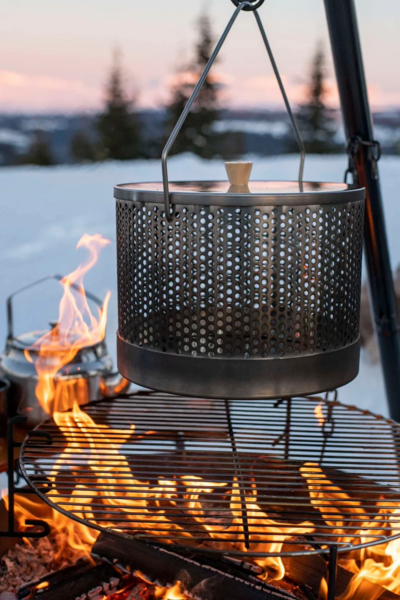 Popcornpata Espegard ruostumaton