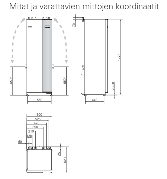 Maalämpöpumppu NIBE F 1245-6R