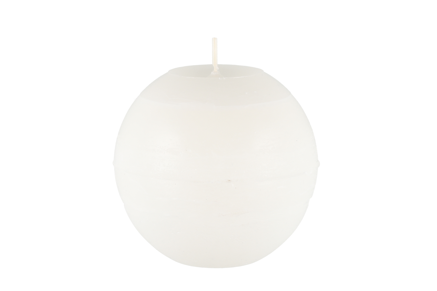 Pallokynttilä Fanni K rustiikki 12cm valkoinen