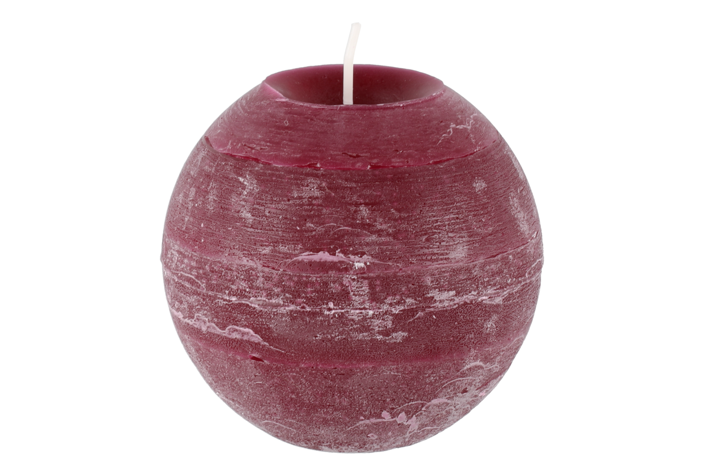 Pallokynttilä Fanni K rustiikki 12cm luumu