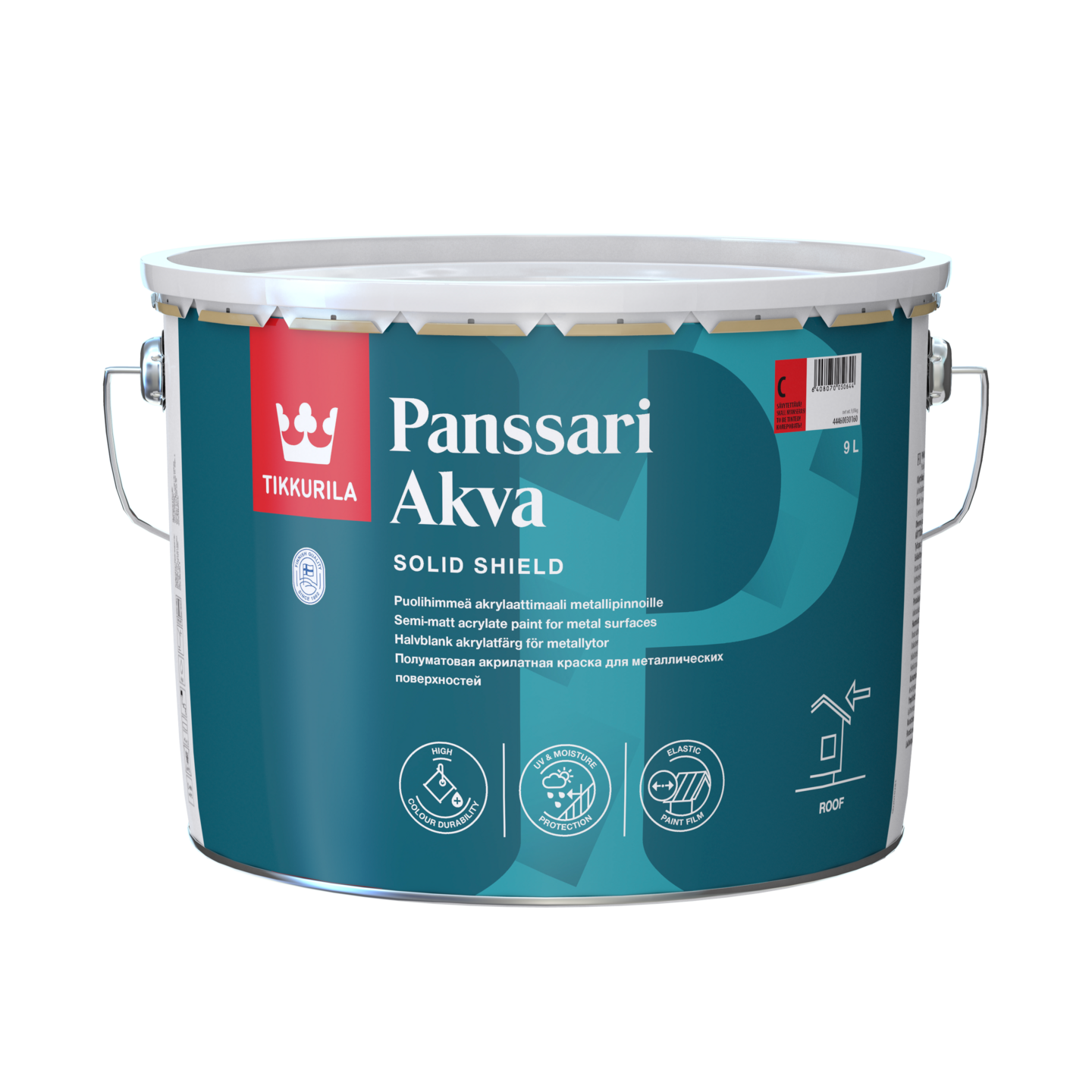 Panssari Akva Peltikattomaali