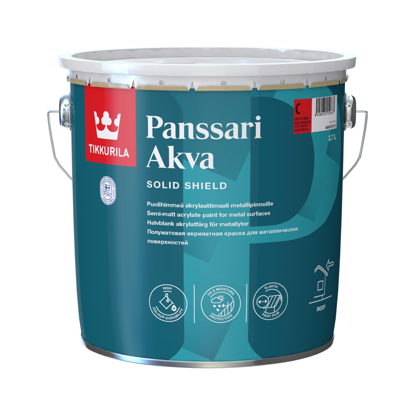 Panssari Akva Peltikattomaali