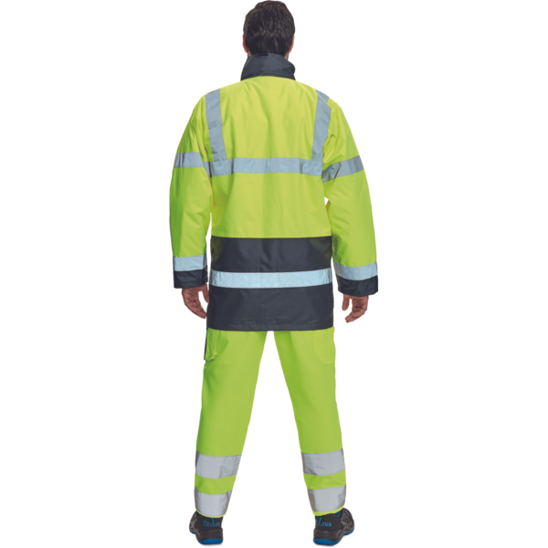 Talviparka Cerva Sefton keltainen/tummansininen