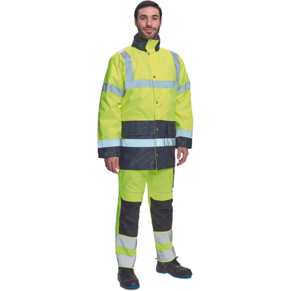 Talviparka Cerva Sefton keltainen/tummansininen