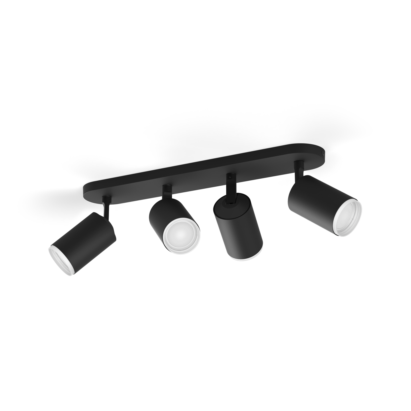 Kohdevalaisin Philips Hue Fugato Musta 4x4.2W 1400 LM - 1600 LM 2000-6500K