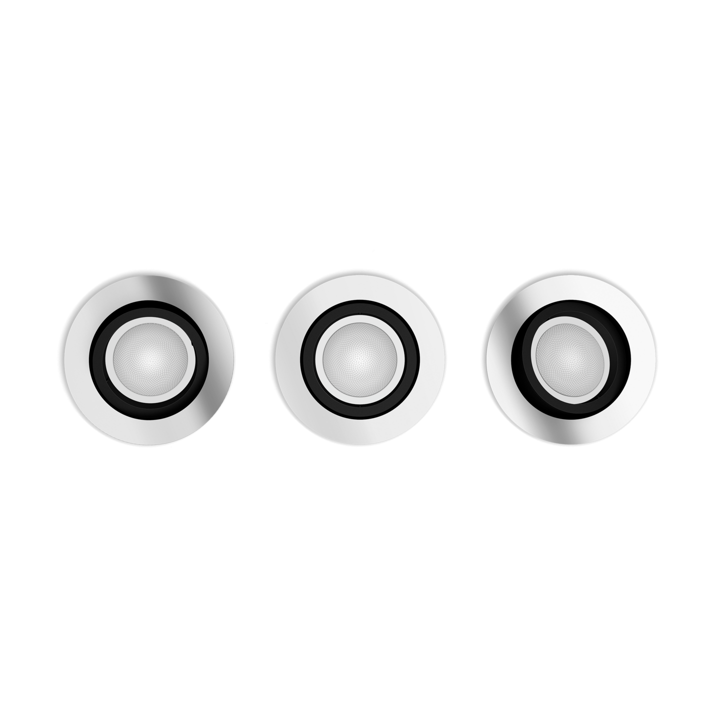 Uppospotti Philips Hue Centura hopea 3x4.2W 1050lm - 1200lm 2000-6500K