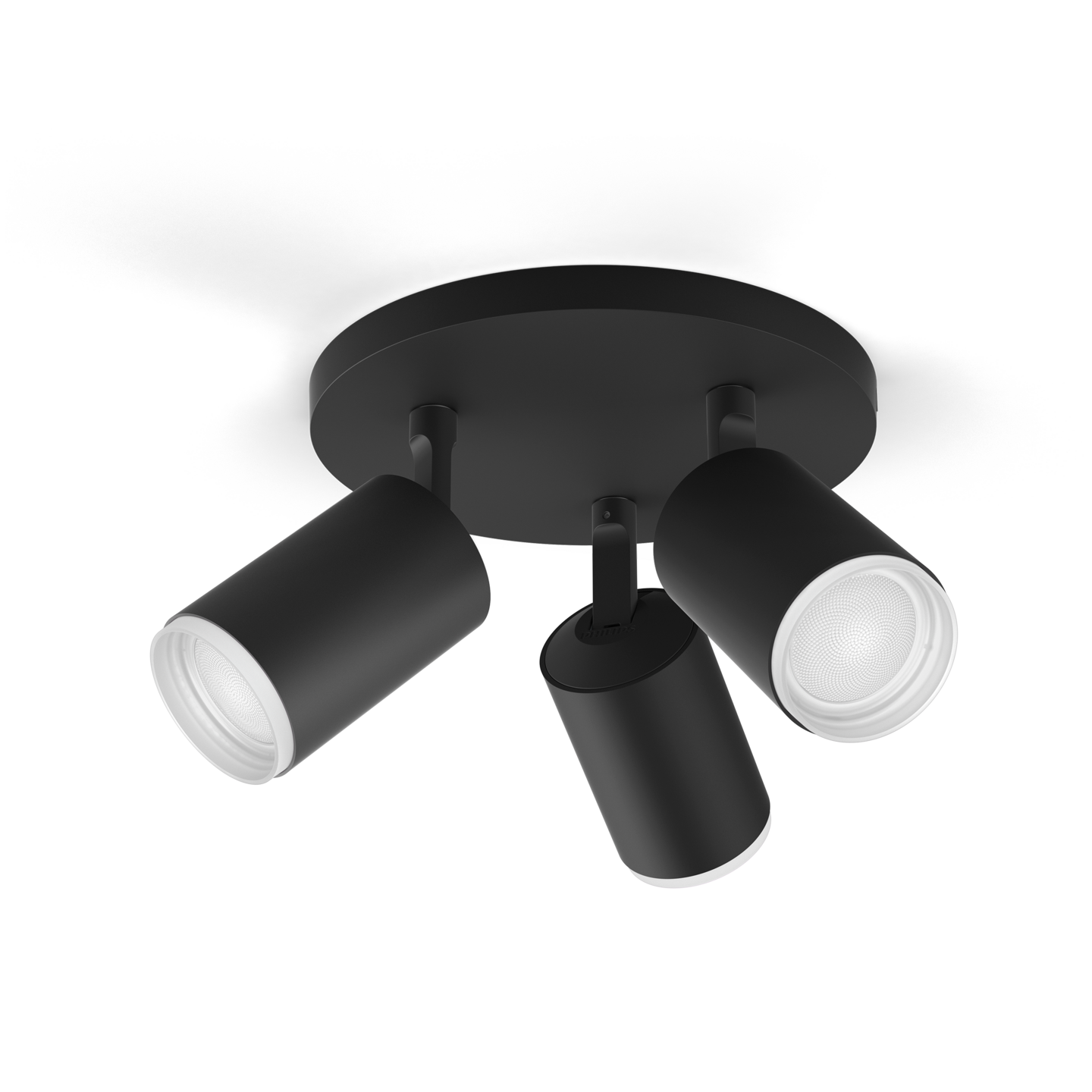 Kohdevalaisin Philips Hue Fugato Musta 3x4.2W 1050 LM - 1200 LM 2000-6500K