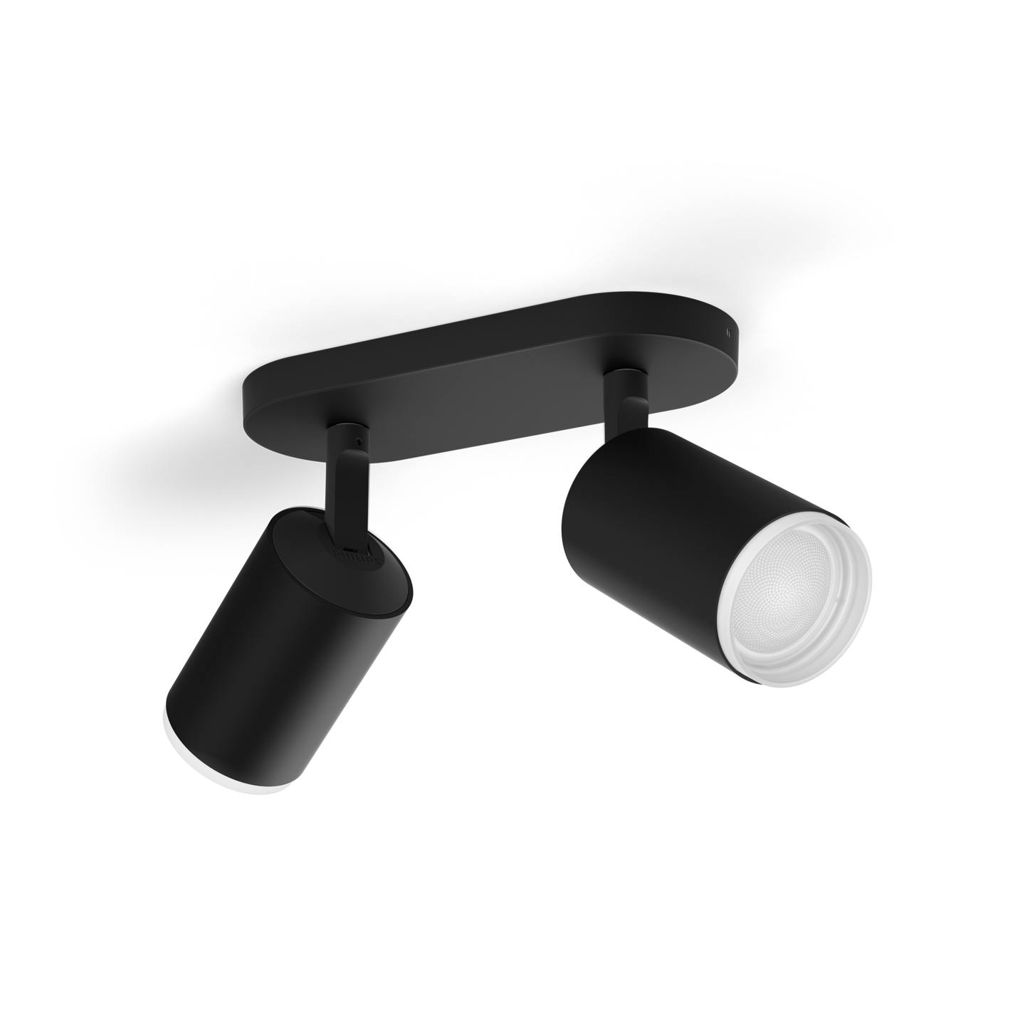 Kohdevalaisin Philips Hue Fugato Musta 2x4.2W 750 LM - 800 LM 2000-6500K
