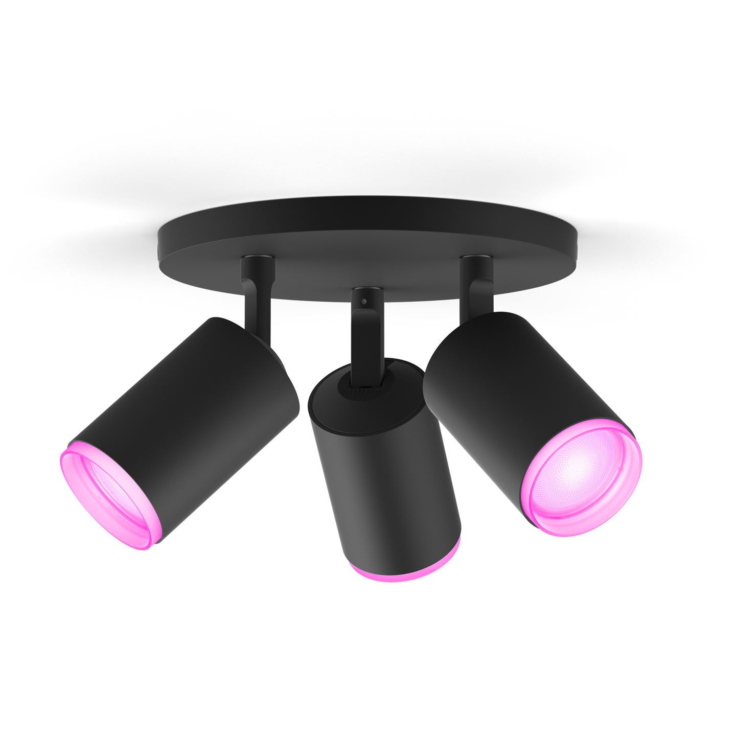 Kohdevalaisin Philips Hue Fugato Musta 3x4.2W 1050 LM - 1200 LM 2000-6500K