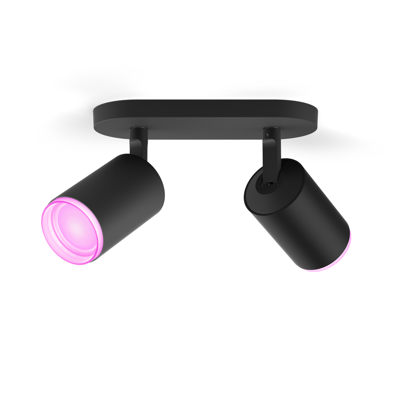 Kohdevalaisin Philips Hue Fugato Musta 2x4.2W 750 LM - 800 LM 2000-6500K