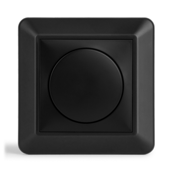 Valonsäädin Futurehome led musta 250W RAL 9005 Zb