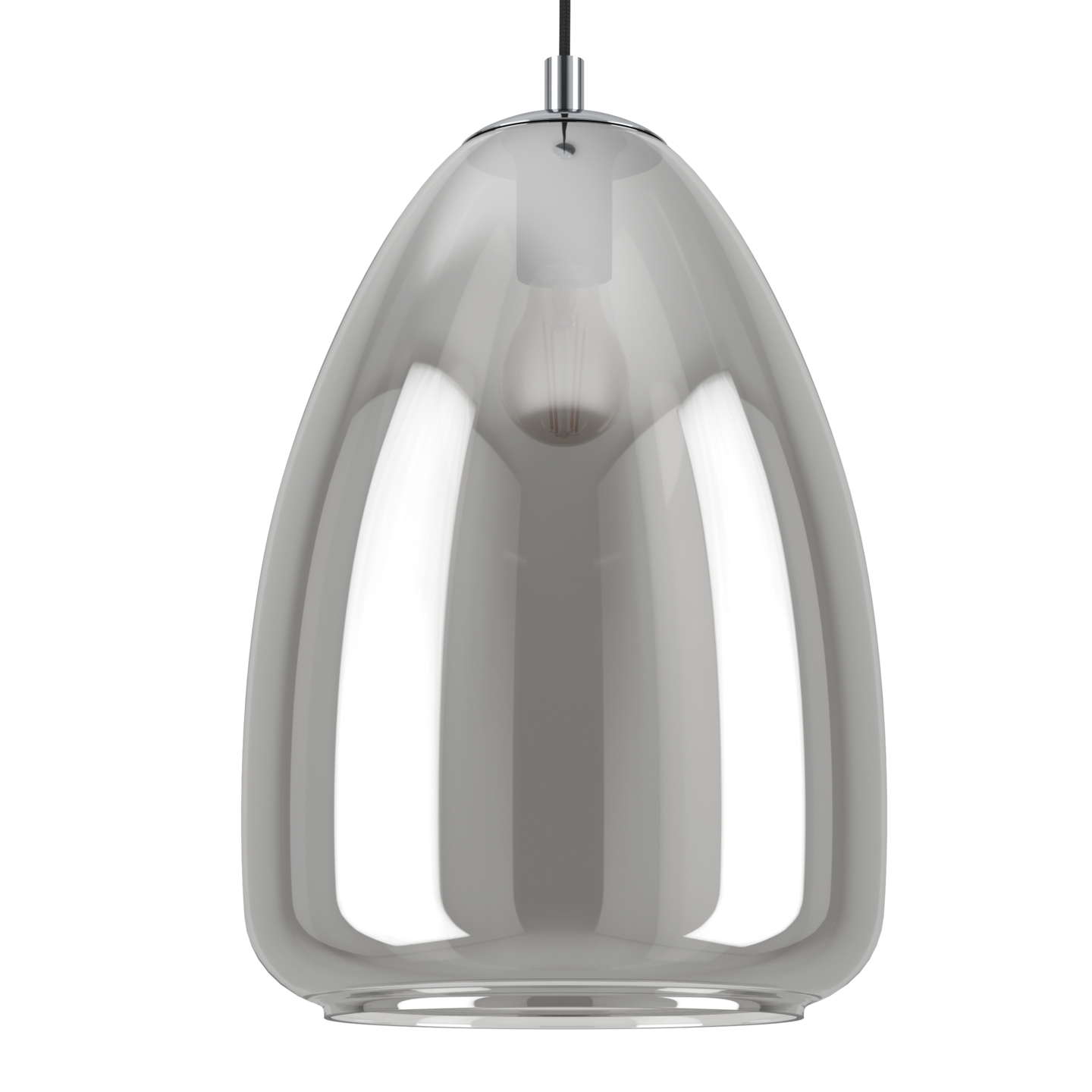 Riippuvalaisin EGLO Alobrase E27 40W musta kromi