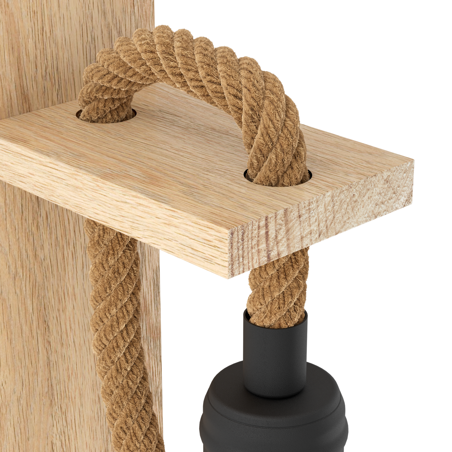 Seinävalaisin EGLO Rampside E27 28W puu ruskea