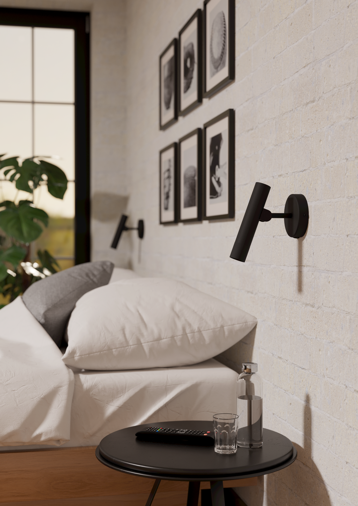 Seinävalaisin EGLO Almudaina 5W led musta