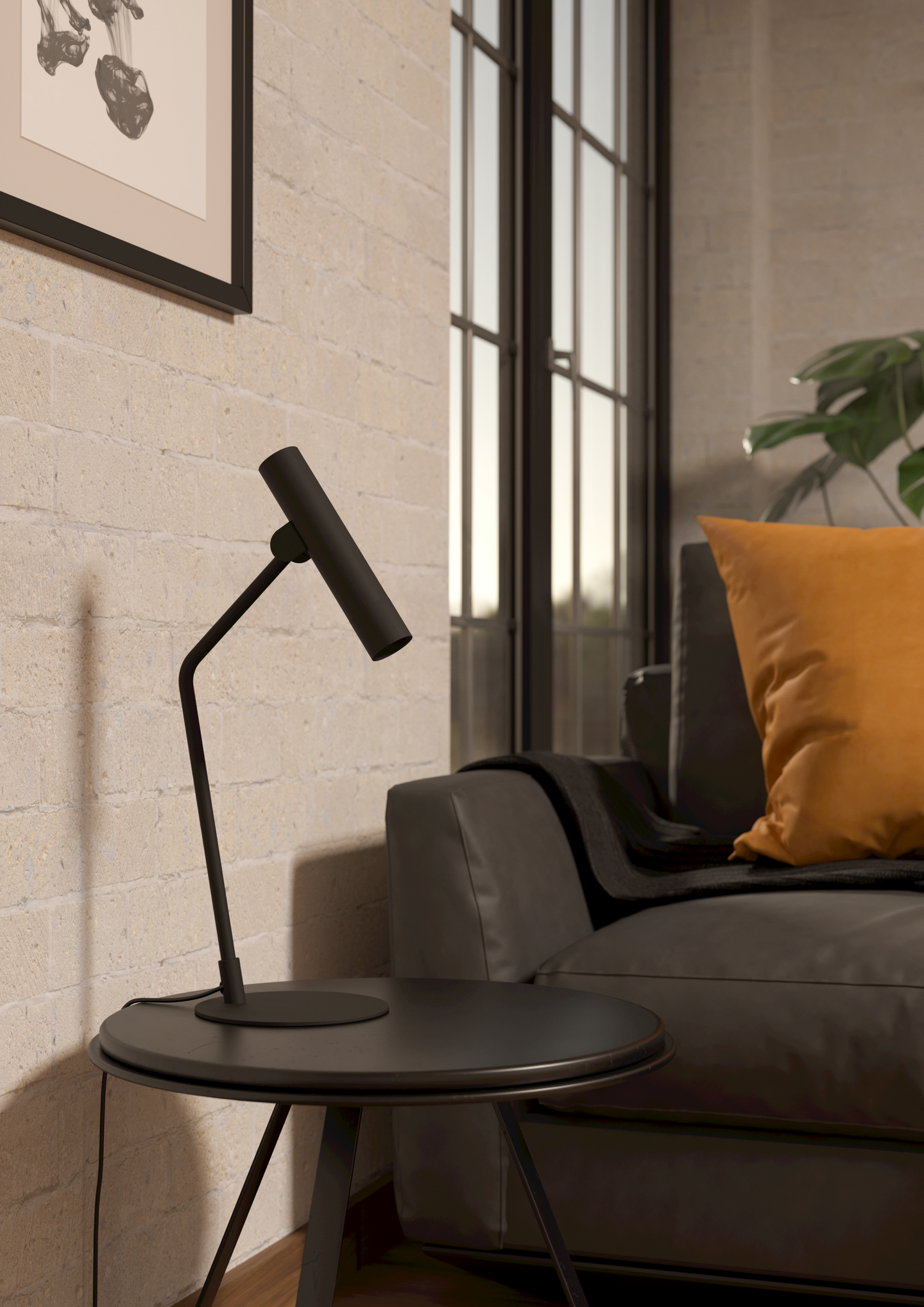 Pöytävalaisin EGLO Almudaina 4,5W led musta