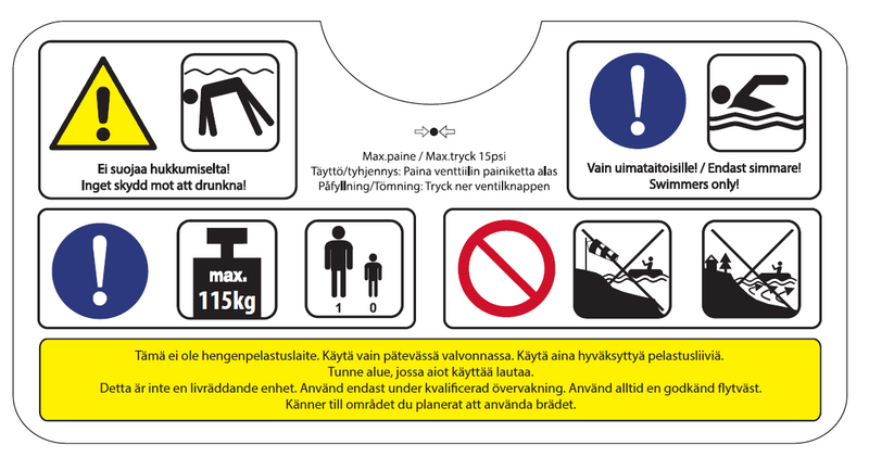 Sup-lautasetti Krabi 300cm