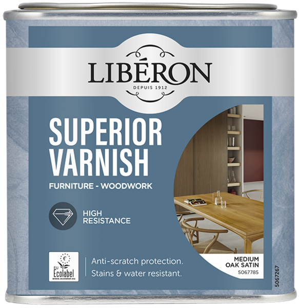 Libéron Superior Kalustelakka 500ml Medium Oak Satin