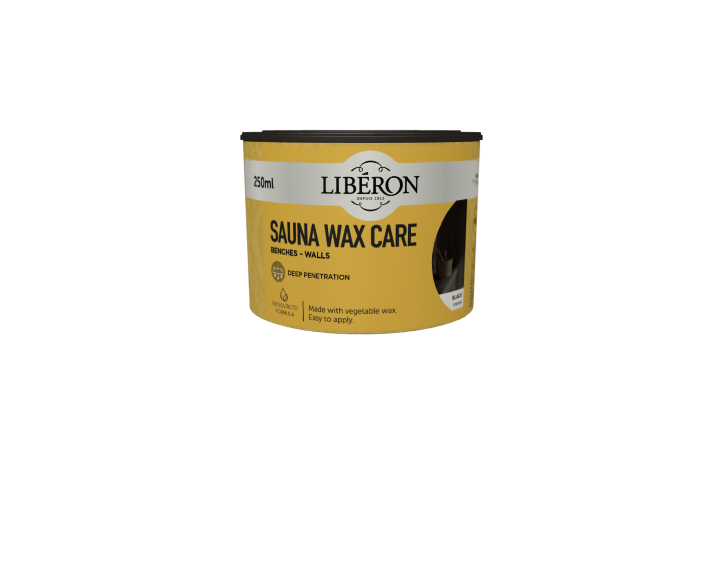 Libéron Sauna Hoitovaha 250ml Black Matt