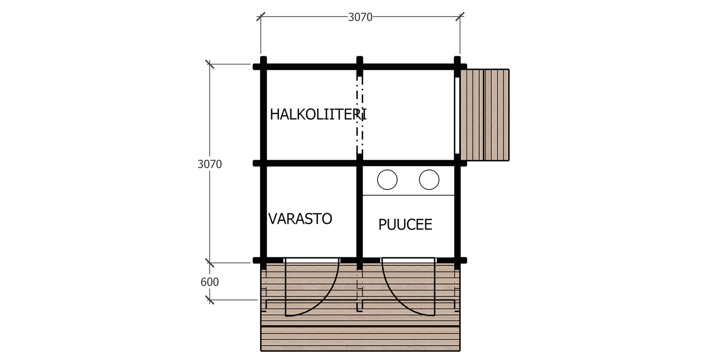 Varasto Kimara 2 5m²