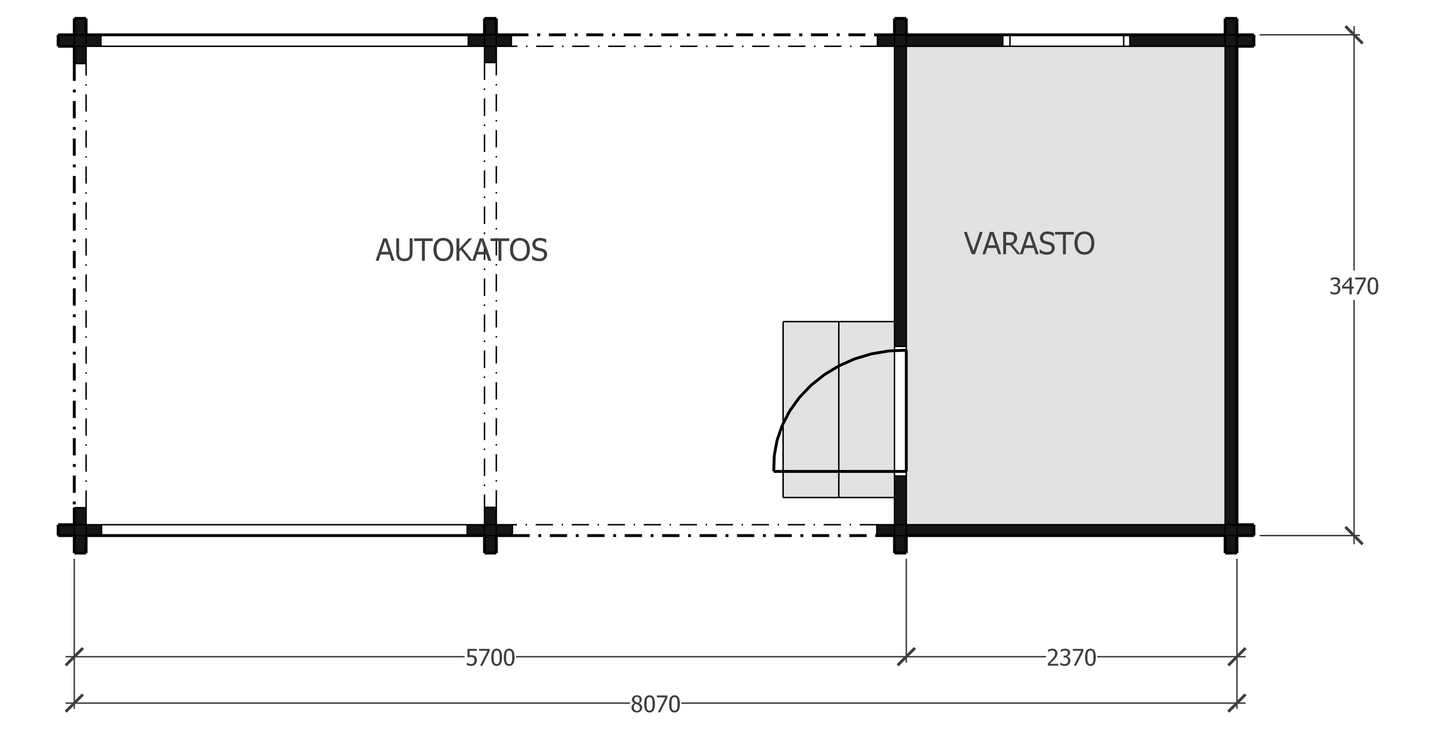 Autokatos Kimara 8m²
