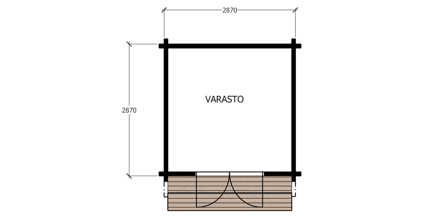 Varasto Kimara 4 8m²