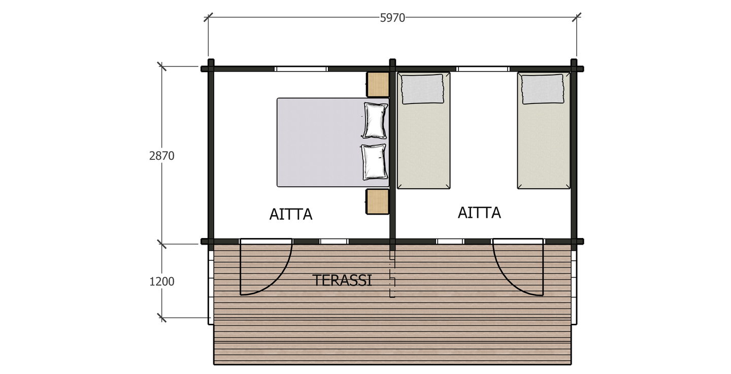 Pariaitta Kimara 17m²