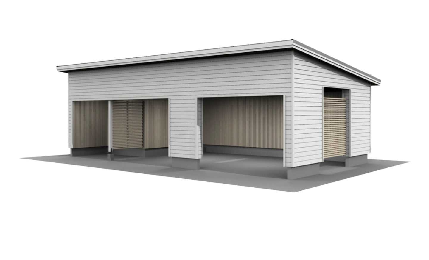 Autokatos Kimara Pontti AK12VP vaakaverhous + pulpettikatto 12m²