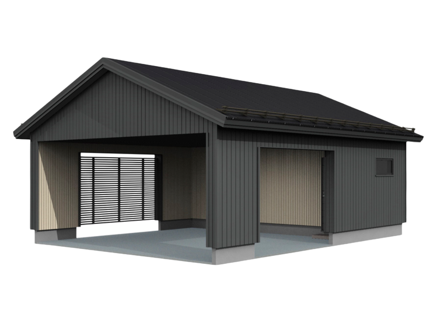 Autokatos Kimara Pontti AK18PH pystyverhous + harjakatto 18m²