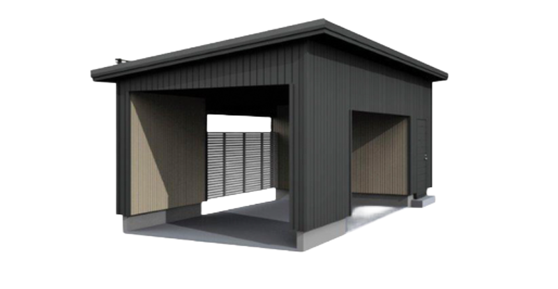 Autokatos Kimara Pontti AK9PP pystyverhous + pulpettikatto 9m²