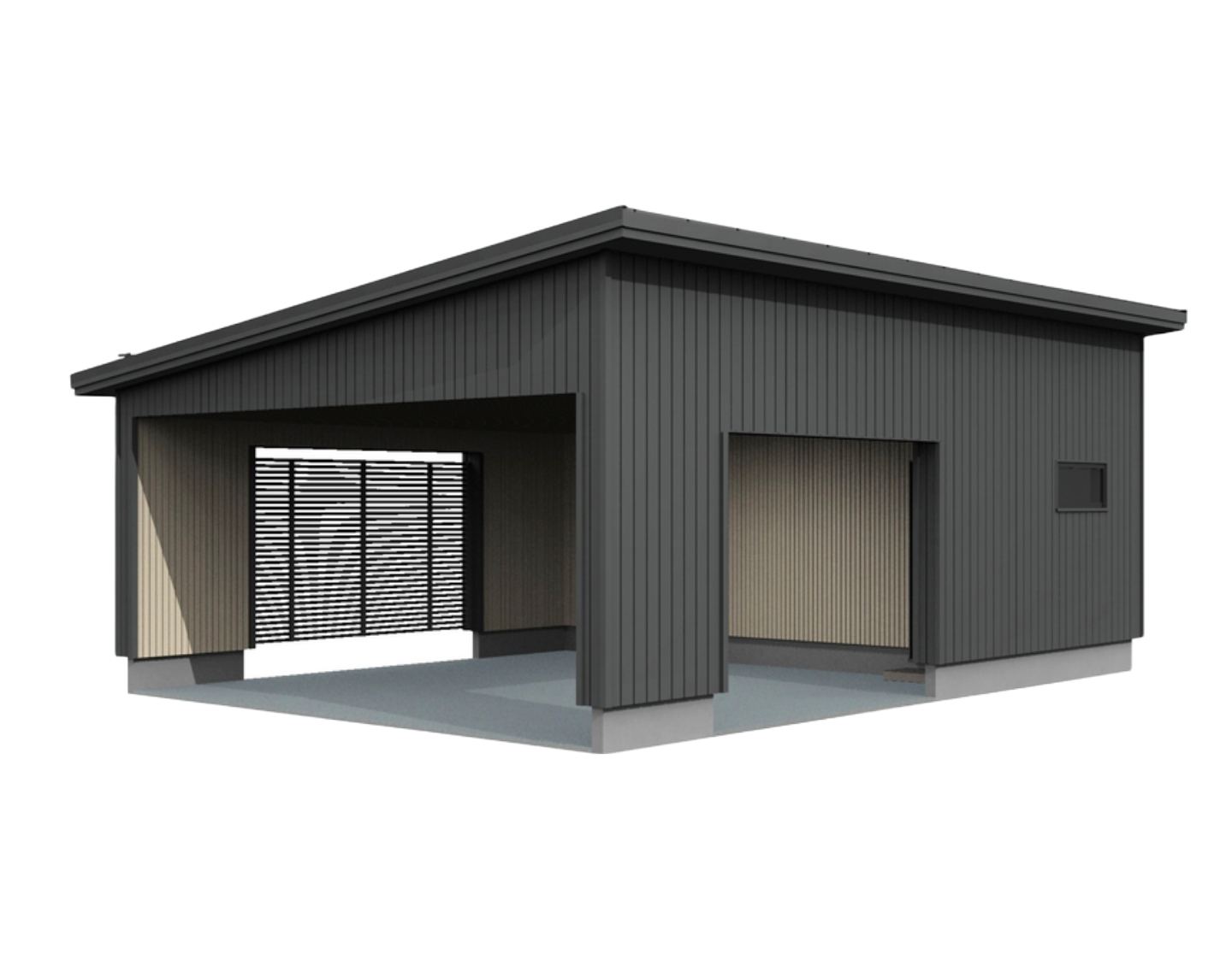 Autokatos Kimara Pontti AK18PP pystyverhous + pulpettikatto 18m²