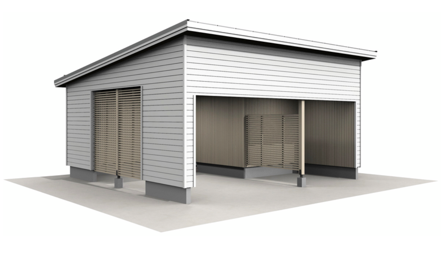 Autokatos Kimara Pontti AK12,5VP vaakaverhous + pulpettikatto 12,5m²