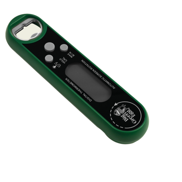 Instant Read Lämpömittari Big Green Egg pullonavaajalla