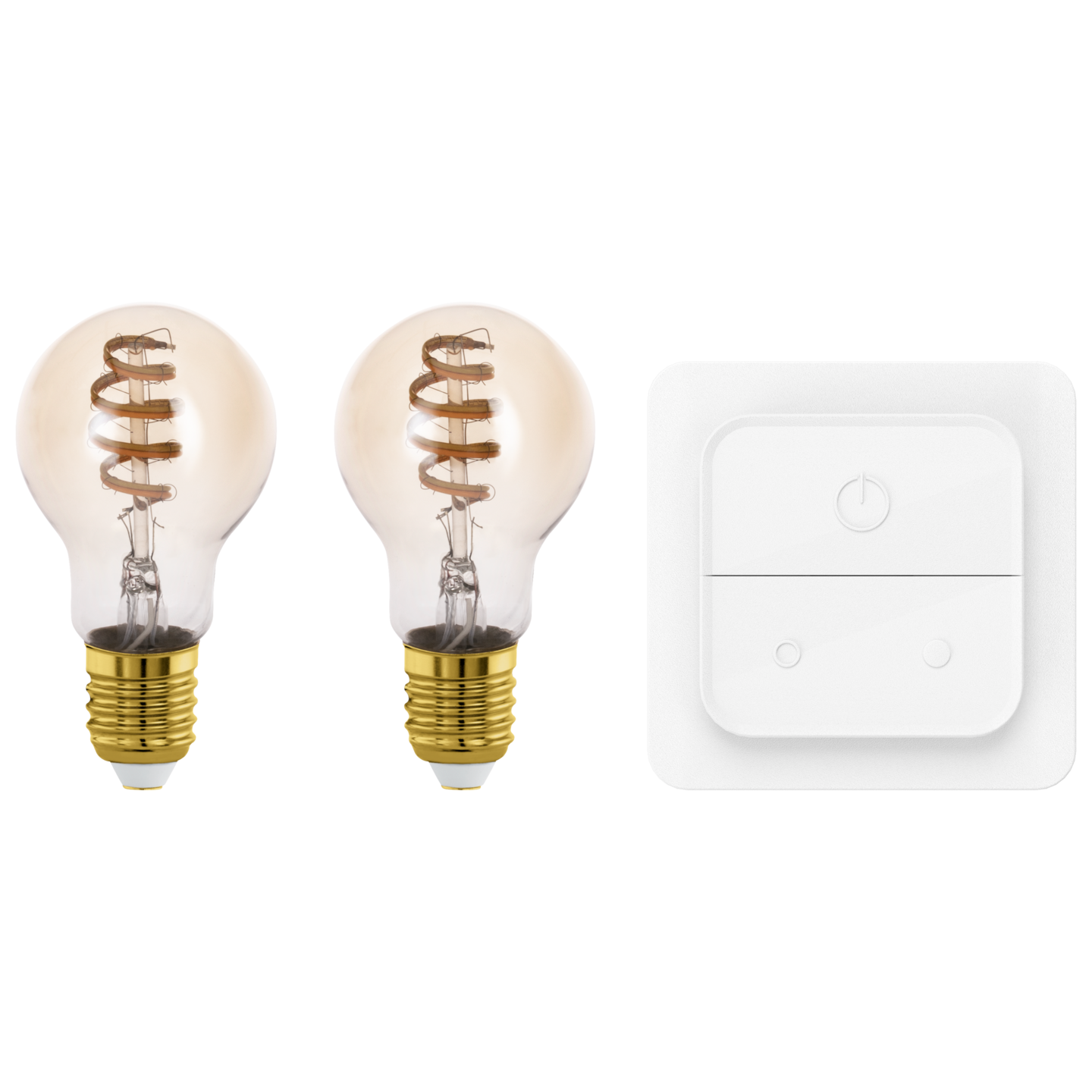 Aloitussetti EGLO connect.z 2xE27 CCT 4,9W + kytkin valkoinen