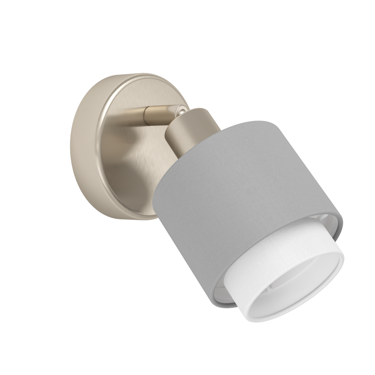 Seinä/kattospotti EGLO Bellizzi E14 nikkeli/harmaa/valkoinen