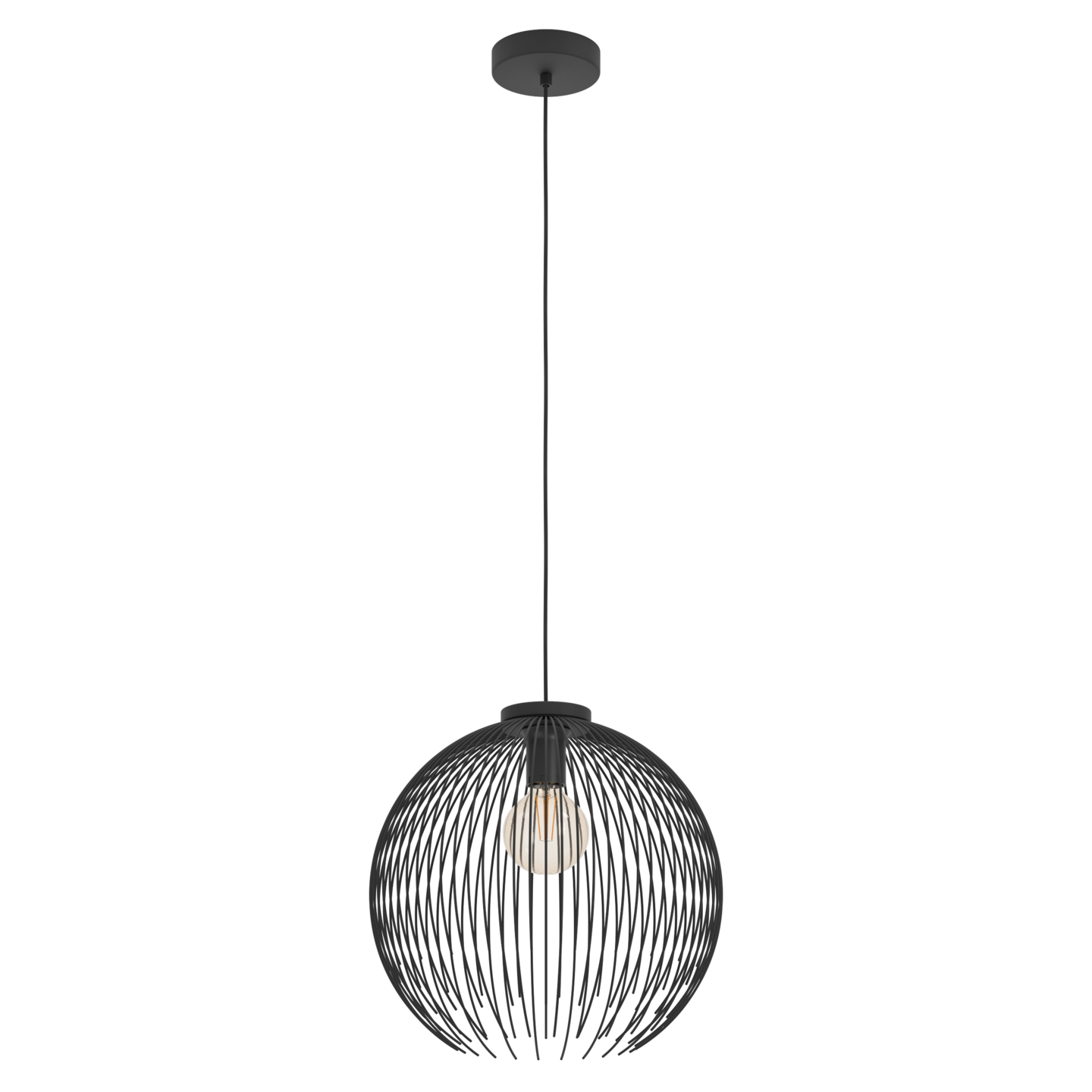 Riippuvalaisin EGLO Venezuela E27 musta