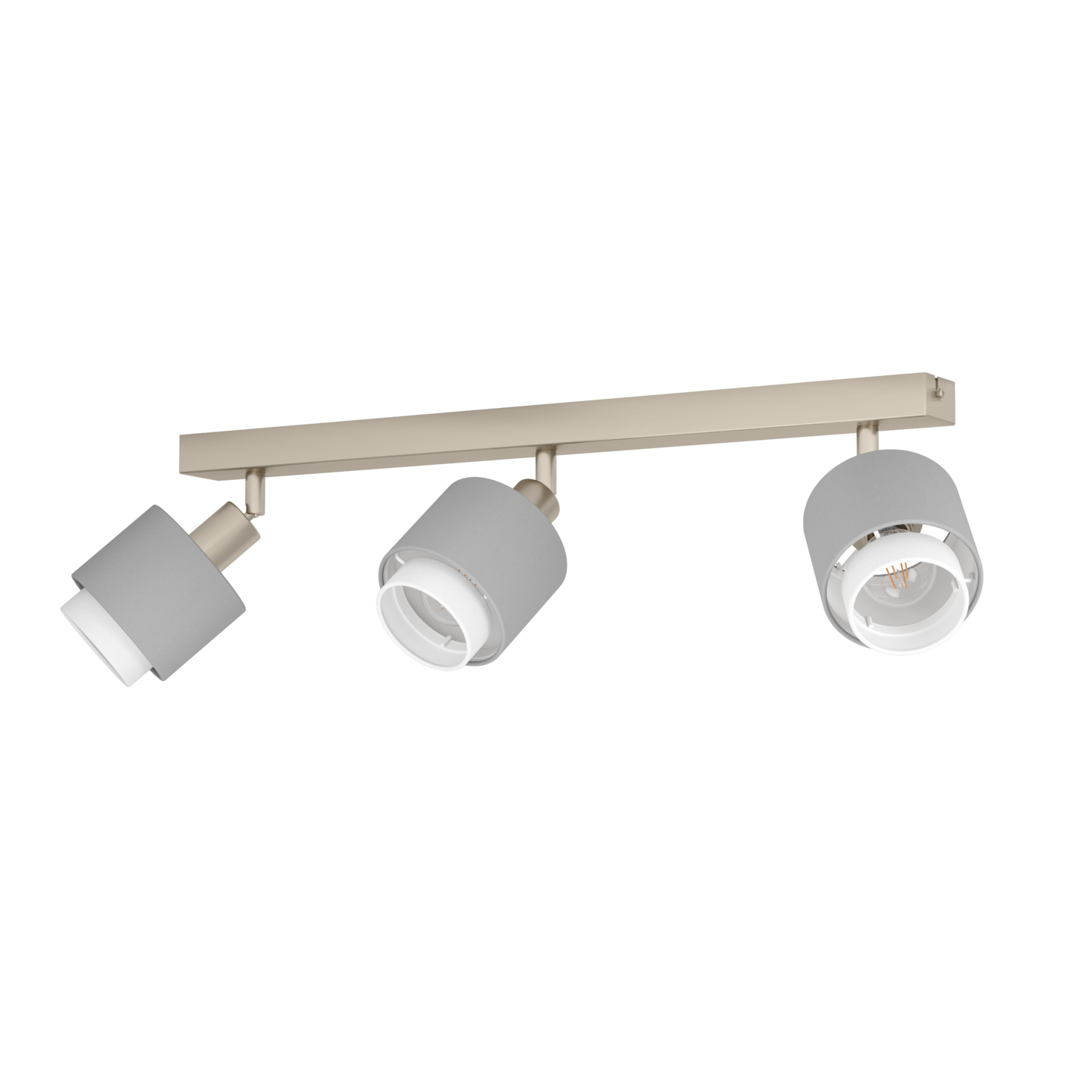 Kattospotti EGLO 3-os Bellizzi E14 nikkeli/harmaa/valkoinen