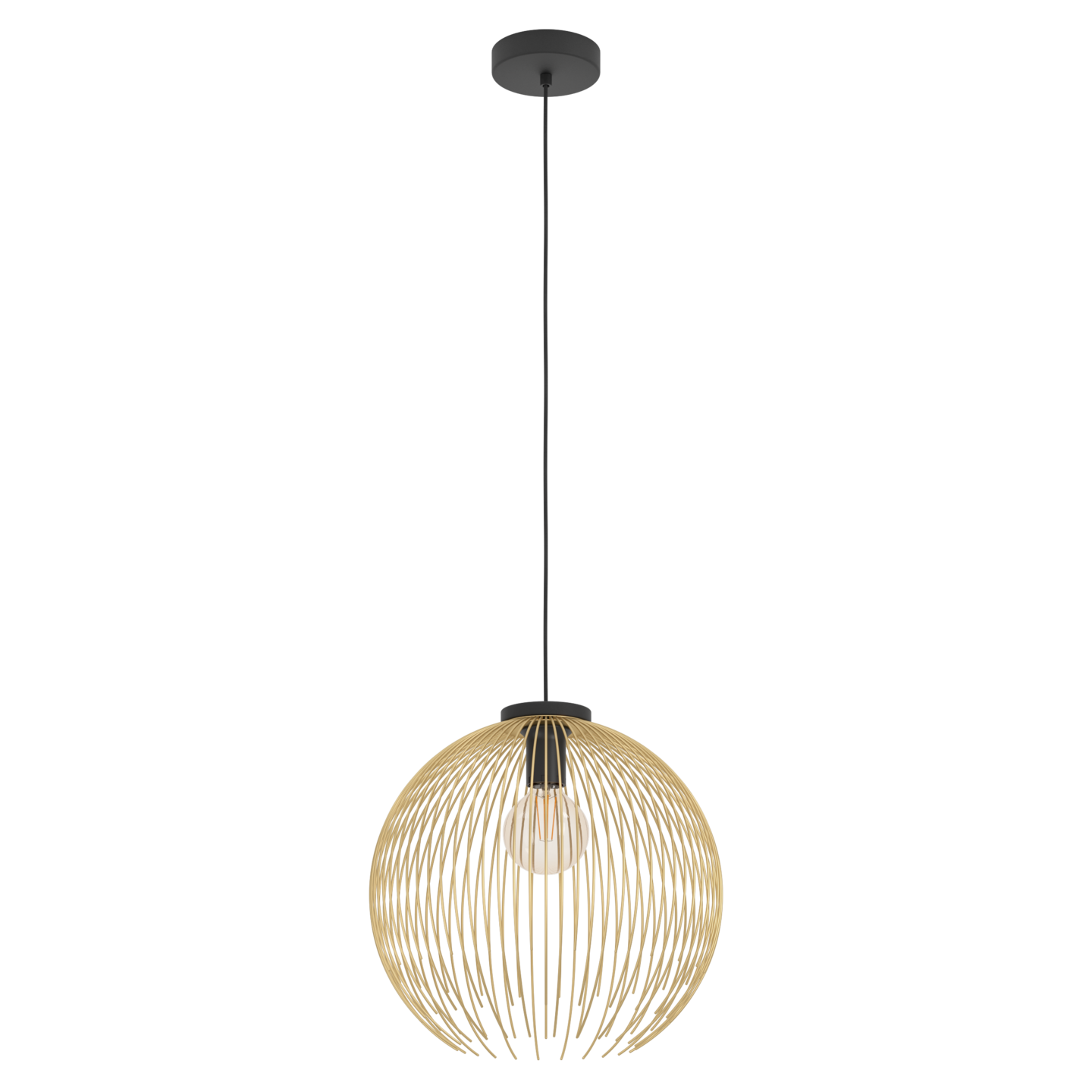 Riippuvalaisin EGLO Venezuela E27 musta/kulta