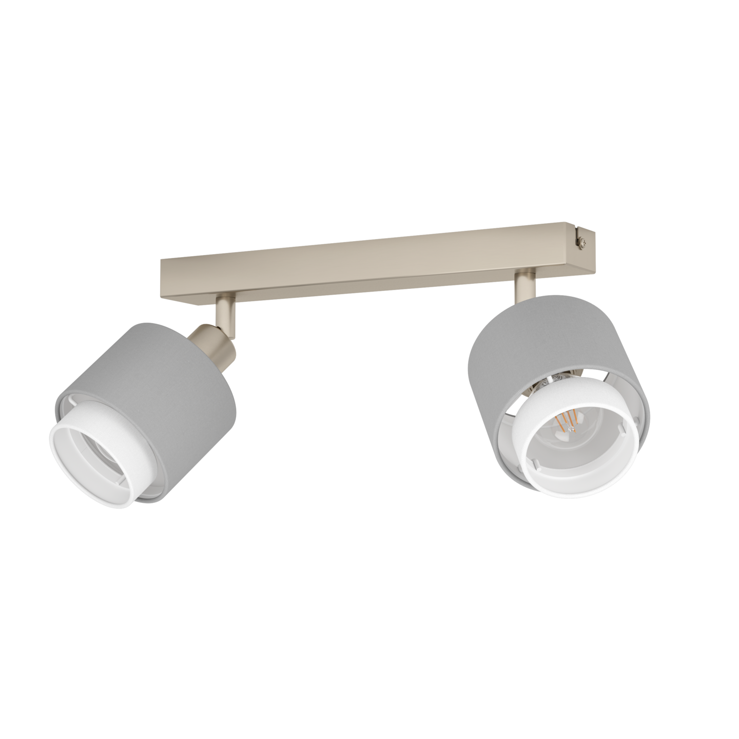 Kattospotti EGLO 2-os Bellizzi E14 nikkeli/harmaa/valkoinen