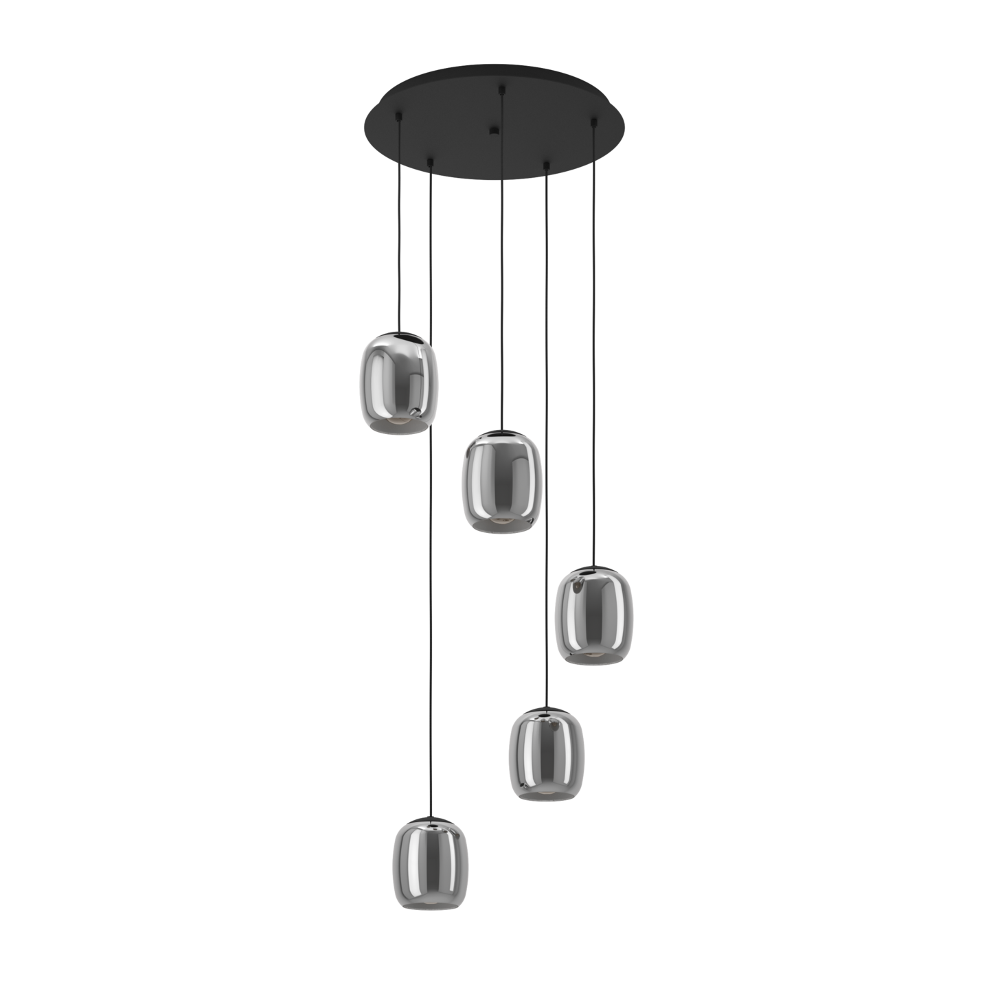 Riippuvalaisin EGLO 5-os Ciampino E27 musta