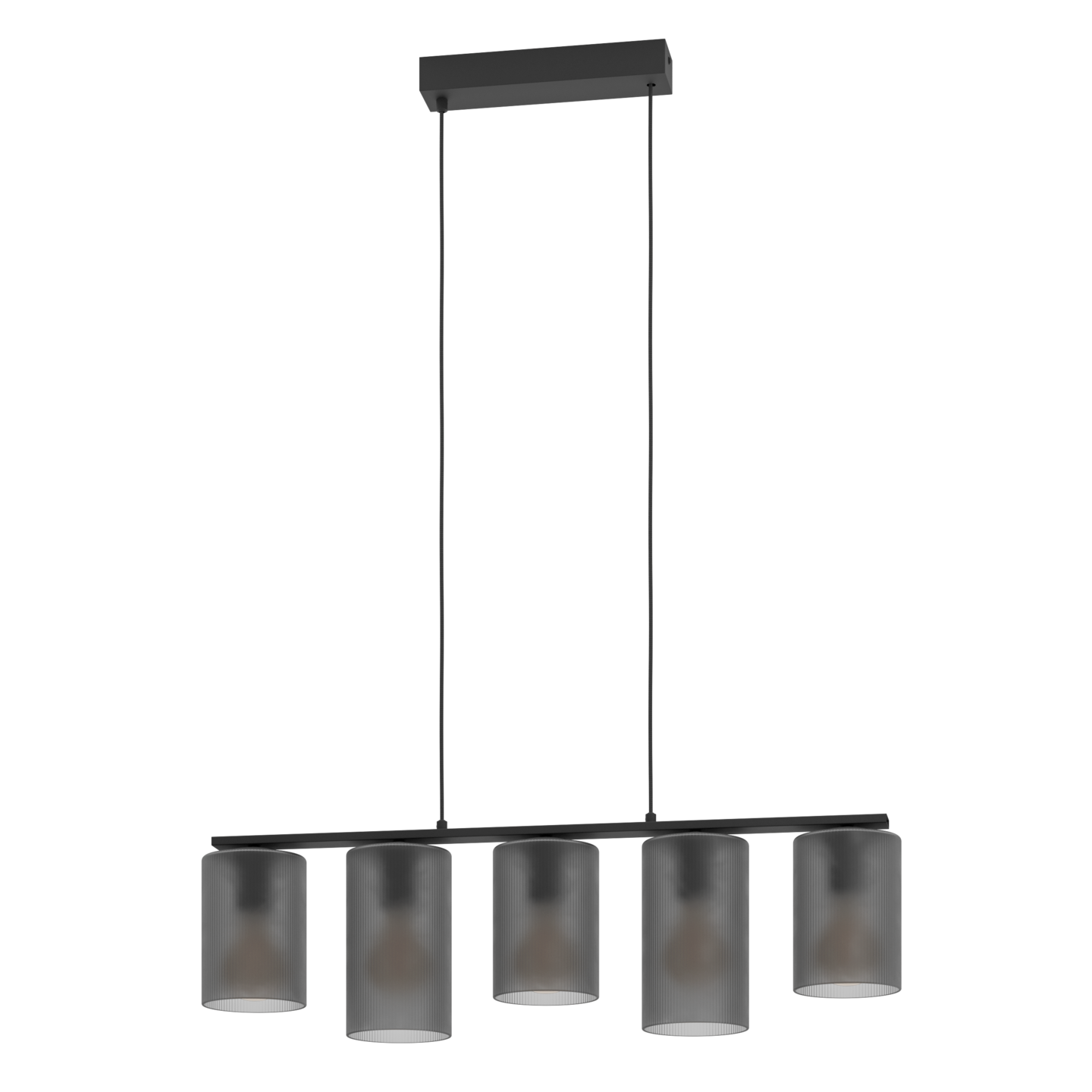 Riippuvalaisin EGLO 5-os Colomera E27 musta/harmaa