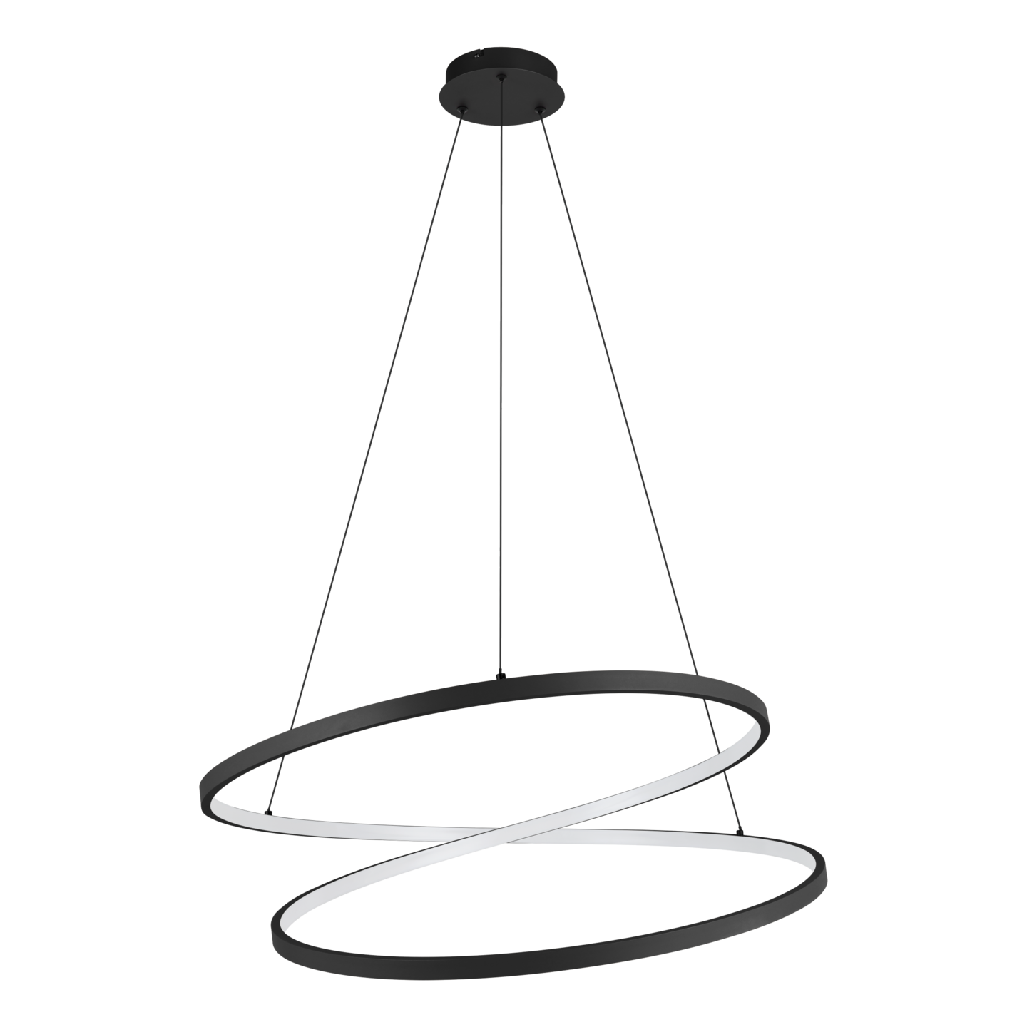 Riippuvalaisin EGLO Ruotale led 42W 70cm musta