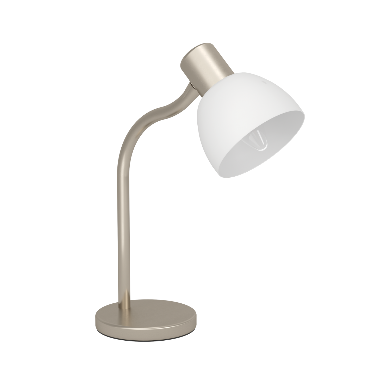 Pöytävalaisin EGLO Macere E14 nikkeli/valkoinen