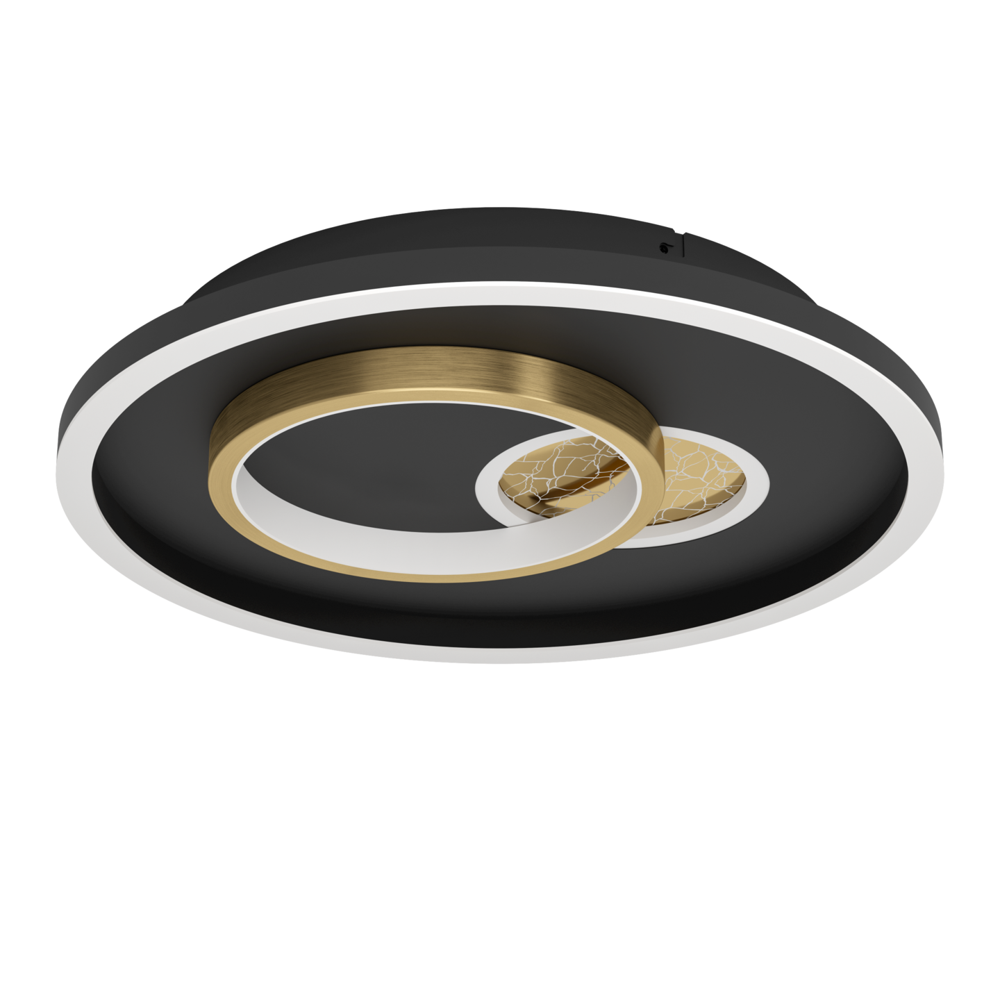 Kattovalaisin EGLO Tiriolo led 14W/8,5W 38cm musta/kulta