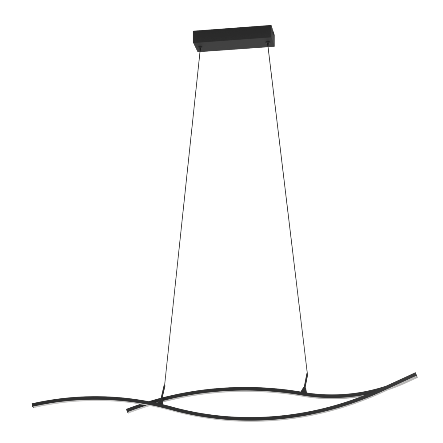 Riippuvalaisin EGLO Grisolia led 20W musta/valkoinen