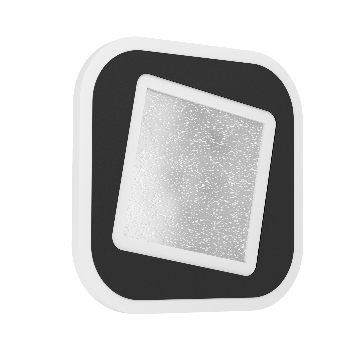 Kattovalaisin EGLO Macchioni led 12W 20x20cm musta/valkoinen