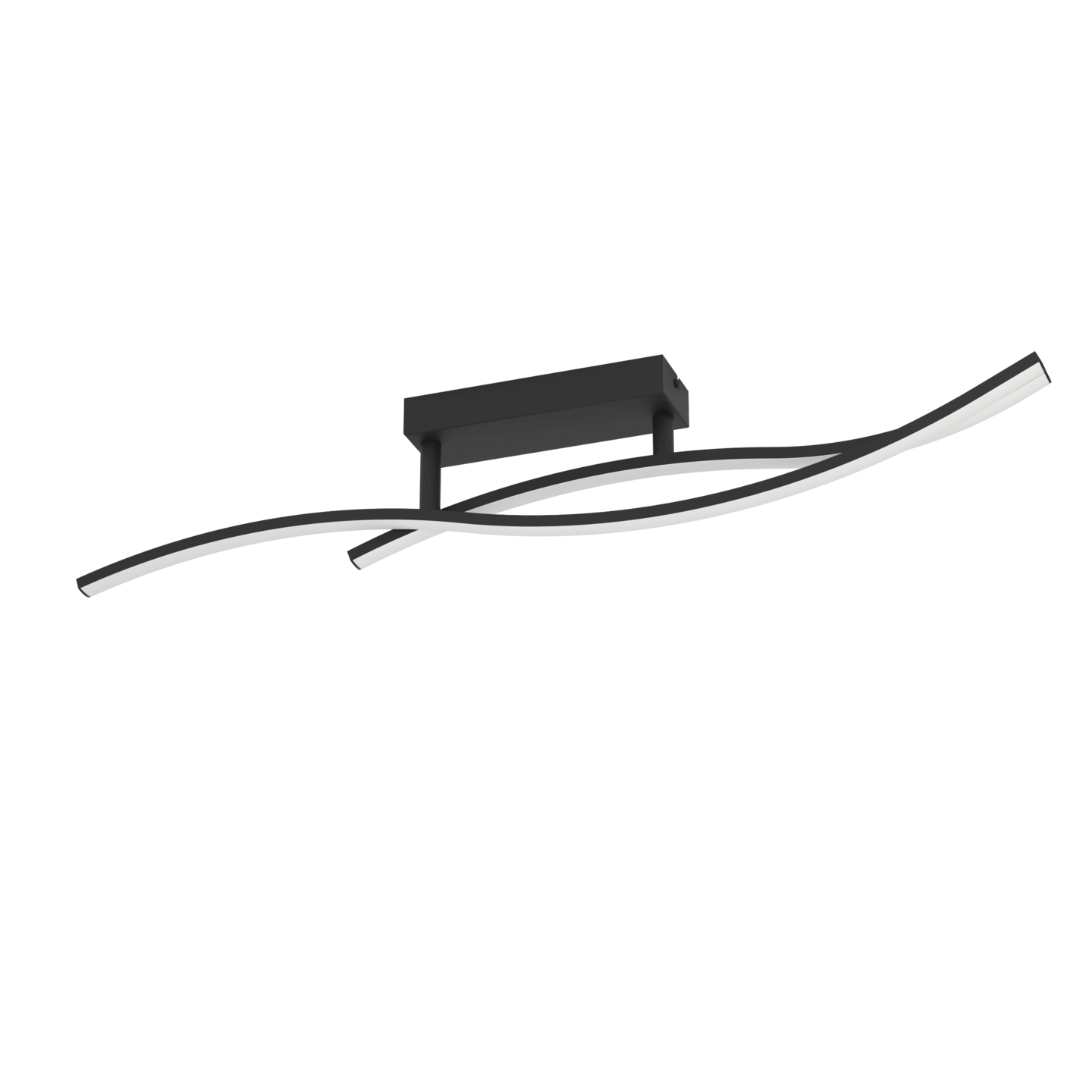 Kattovalaisin EGLO Grisolia led 12W musta/valkoinen