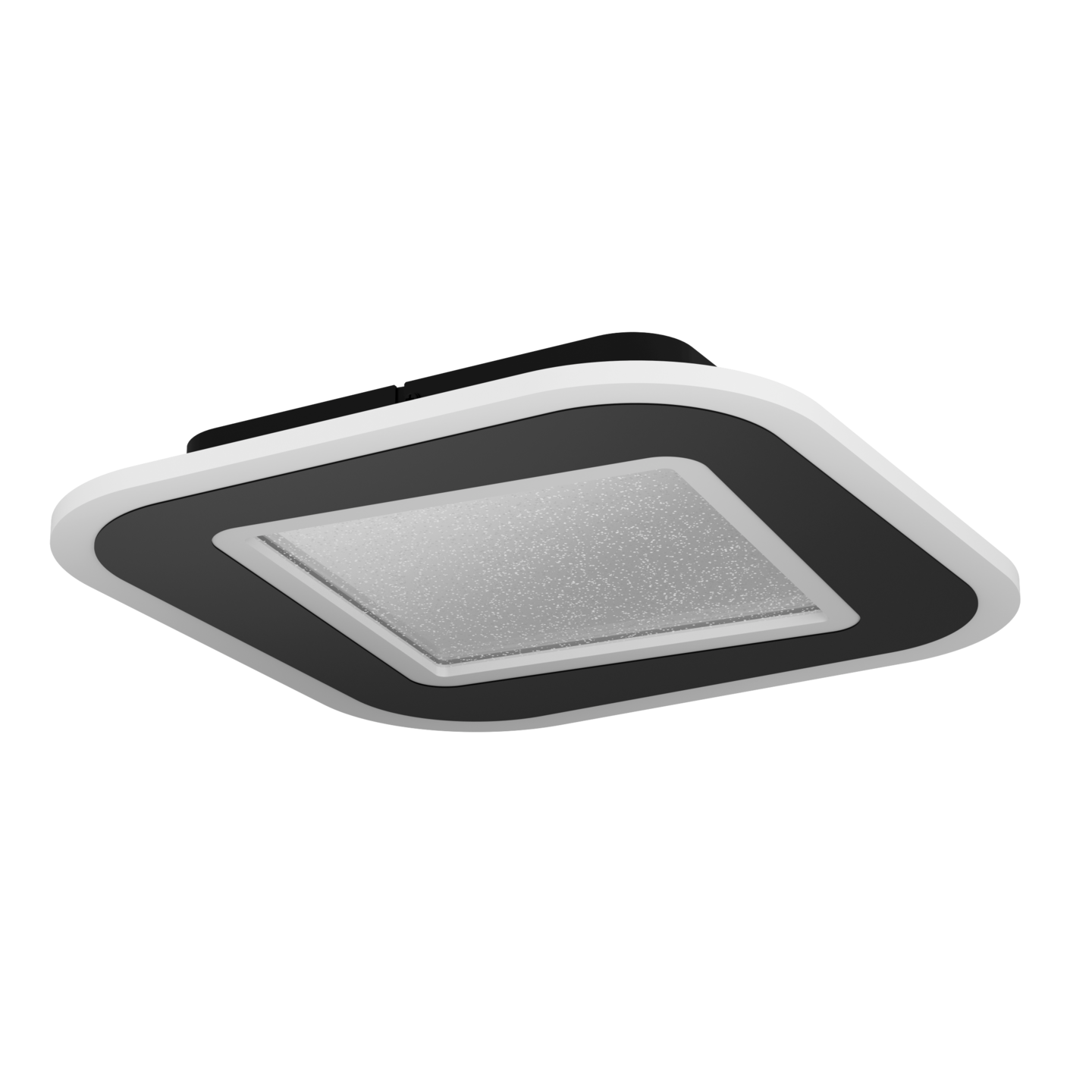 Kattovalaisin EGLO Macchioni led 20W CCT 38x38cm musta/valkoinen