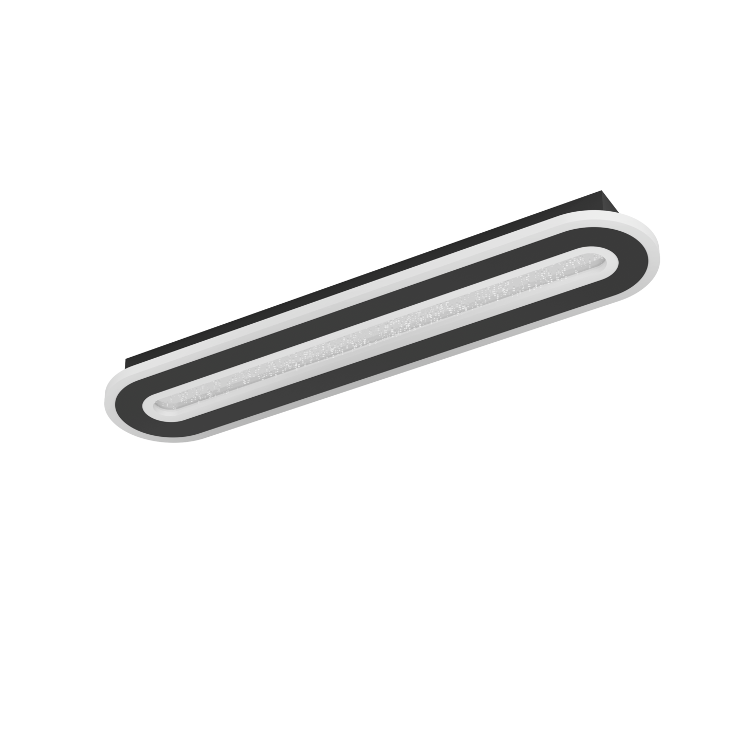 Kattovalaisin EGLO Macchioni led 20W CCT 55x12cm musta/valkoinen