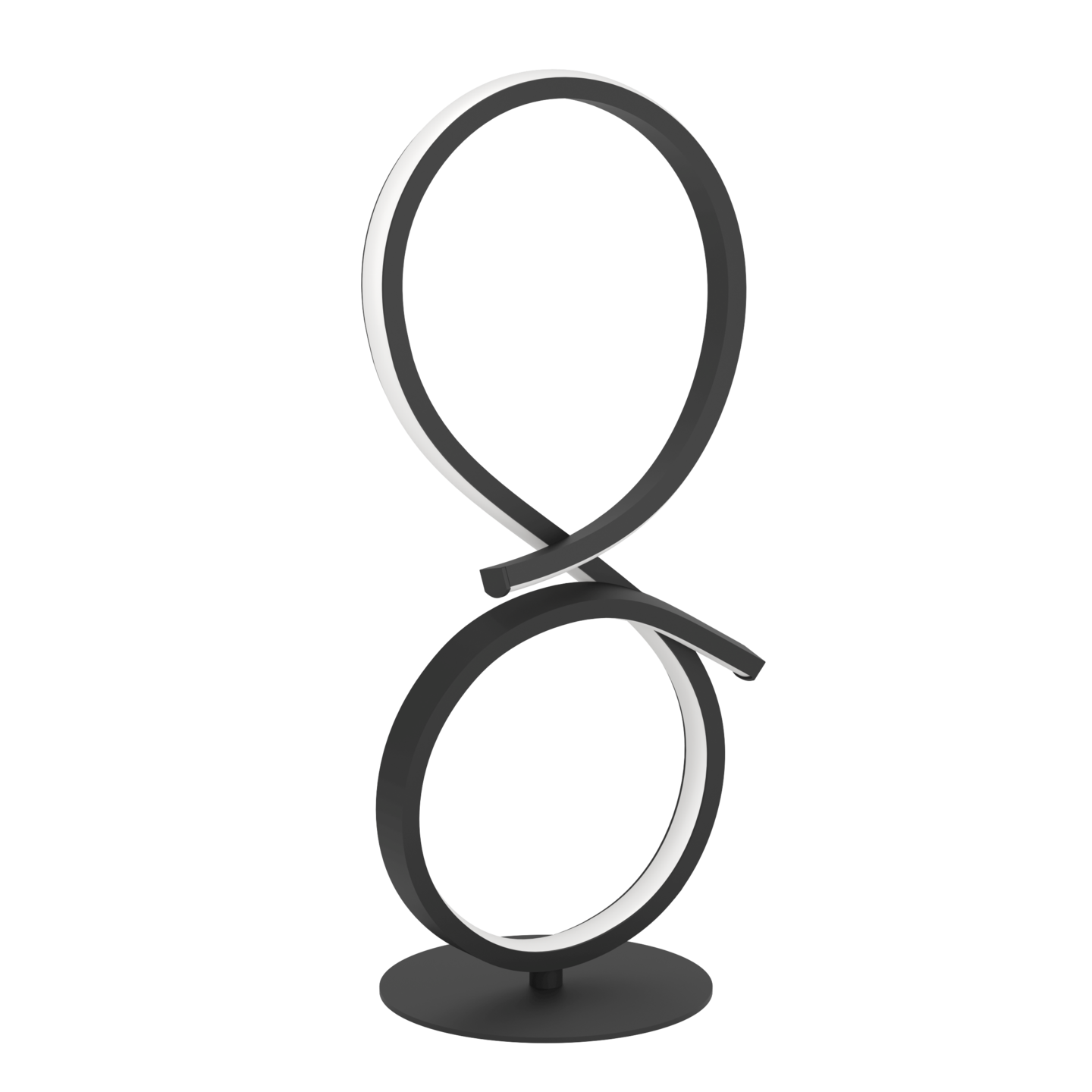 Pöytävalaisin EGLO Serpins led 11,4W musta/valkoinen